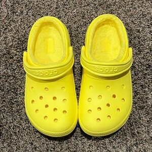 CROCS Women's Lined Clog - Sunny Yellow